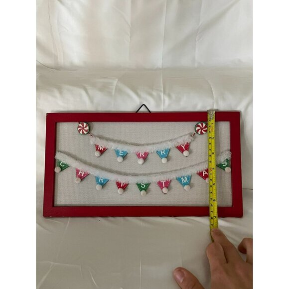 3 for $15 - Ashland Merry Christmas Furry Wood Christmas Medium Decor Sign - Picture 2 of 2